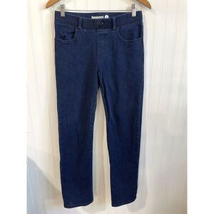 Betabrand Pull On Jeans Womens Small‎ Petite Blue Dark Wash Skinny Denim Yoga